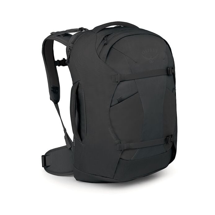 Osprey Farpoint 40, S26 · Black · One Size: внешний вид.